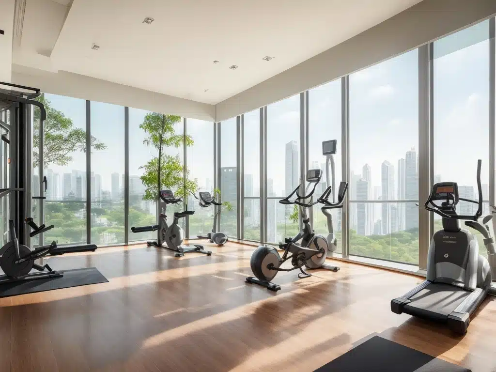 DreamShaper_v7_yoga_and_gym_area_in_singapore_luxury_condomini_0